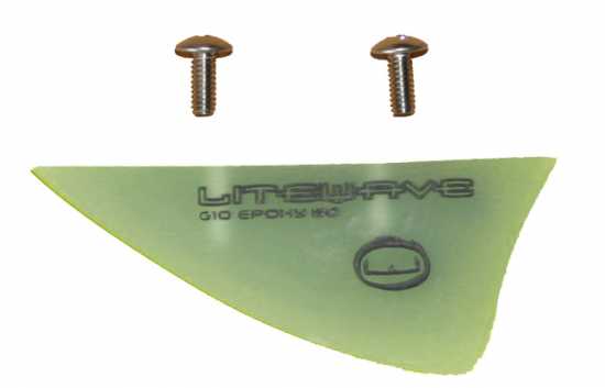 Litewave G-10 Twin Tip Fins - set of 4